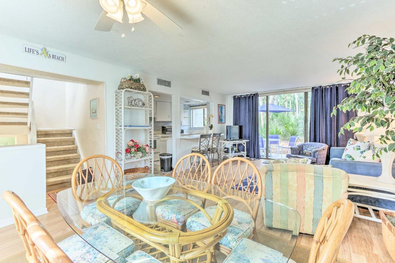 Hilton Head Island Townhome Patio, Walk To Beach Luaran gambar